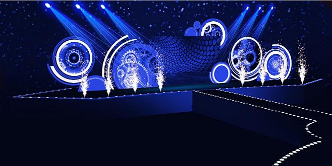 “小腐而已” 藝術裝置中的合影墻與舞臺造型的景觀化演繹